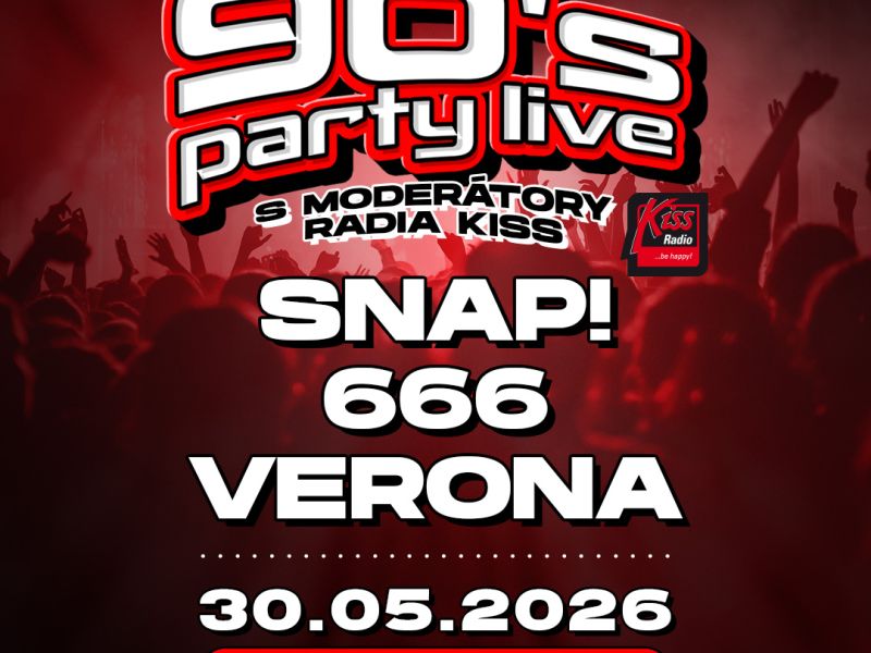 90's PARTY LIVE Mikulov 2026 s moderátory Radia KISS ► SNAP! • 666 • Verona